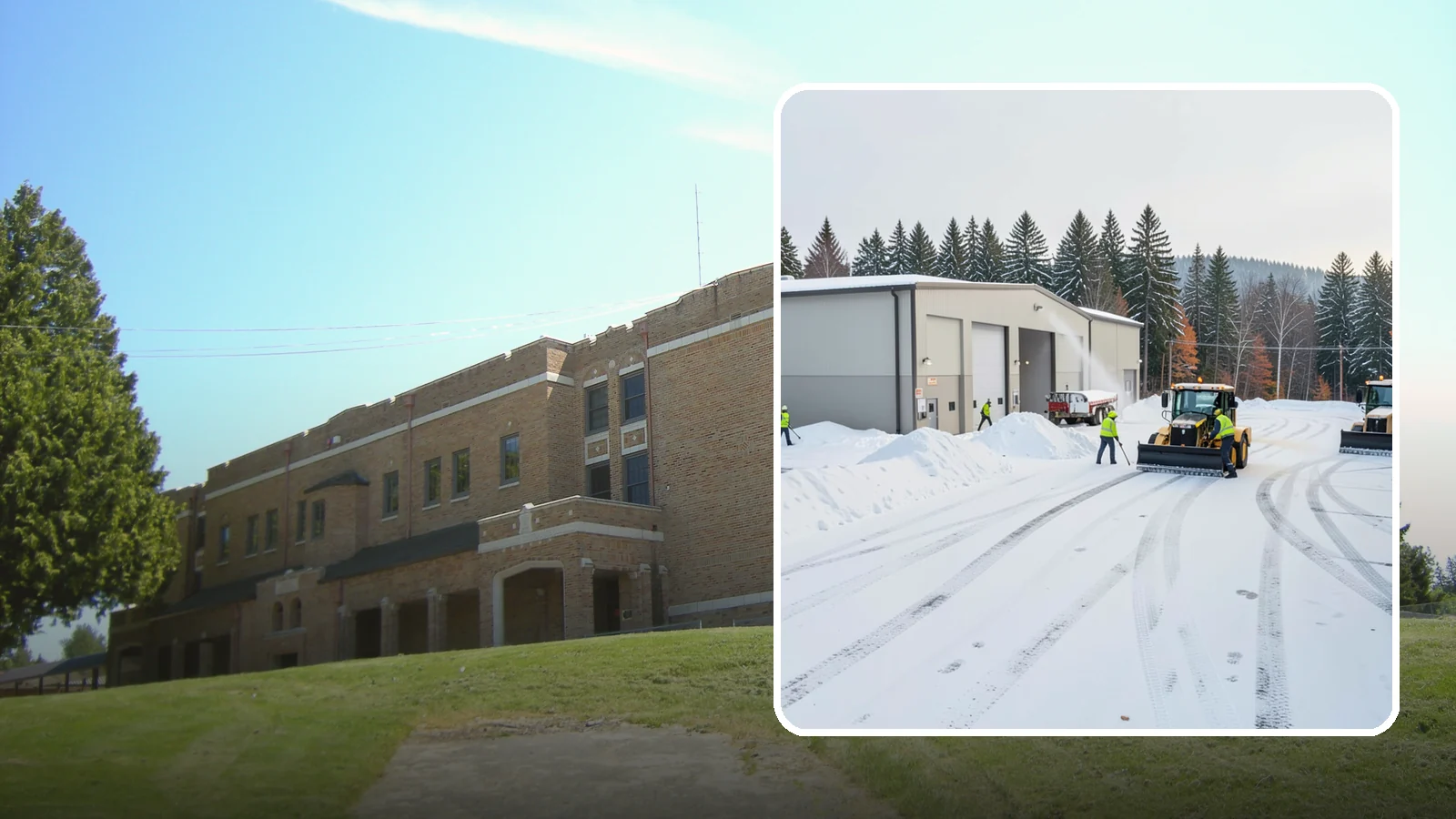 Warehouse Parking Lot Snow Removal in Maple Valley, King County, WA - We clear warehouse lots, dock aprons, and truck lanes so Western Washington freight keeps flowing in winter.