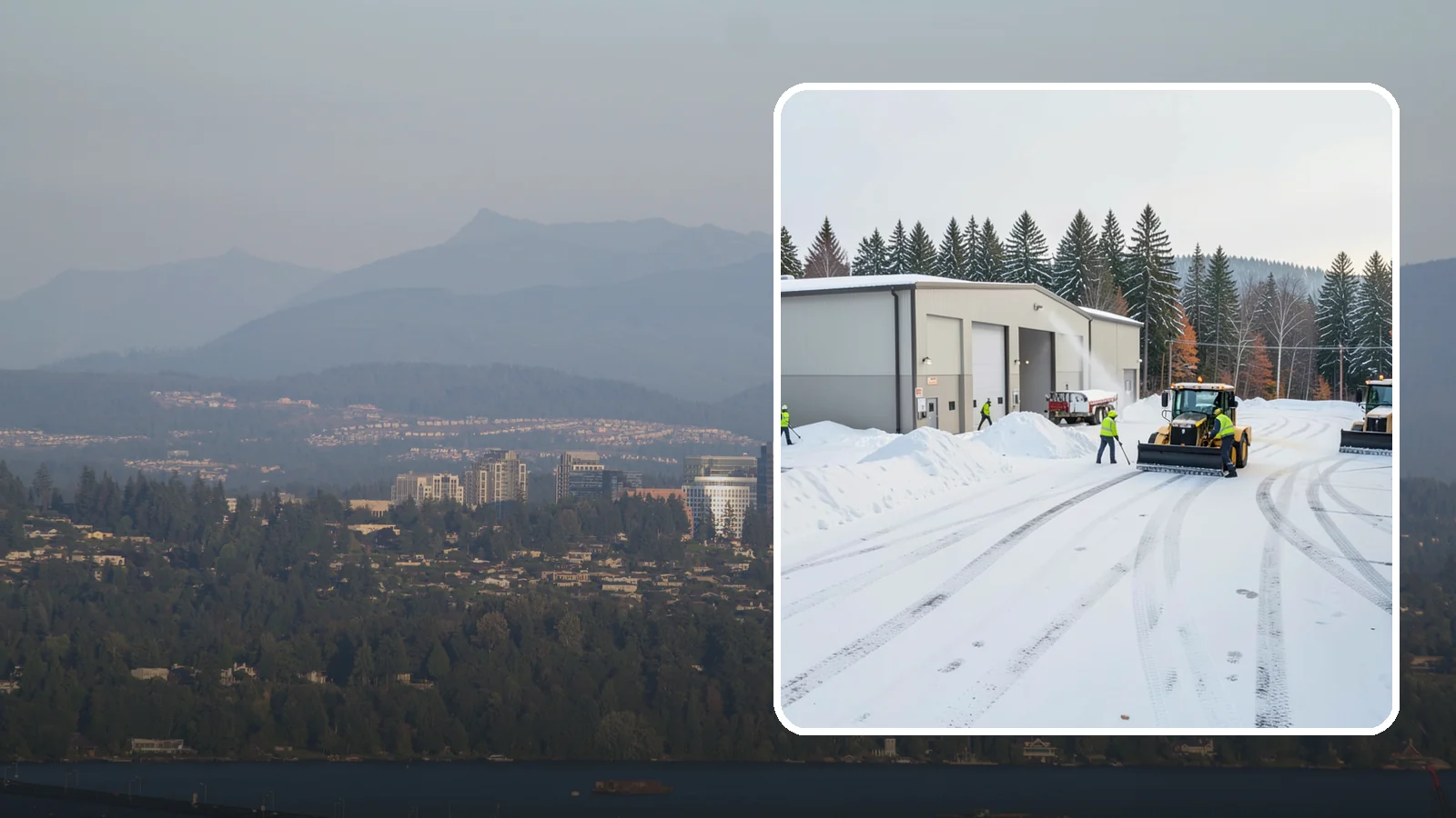 Warehouse Parking Lot Snow Removal in Medina, King County, WA - We clear warehouse lots, dock aprons, and truck lanes so Western Washington freight keeps flowing in winter.