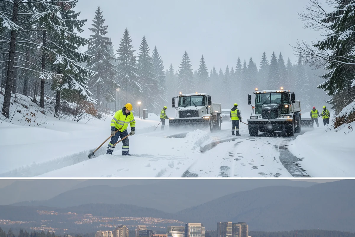 Warehouse Parking Lot Snow Removal in Medina, King County, WA - Warehouse lots across Western Washington face peak snow disruption from December through February, when cold nights threaten...