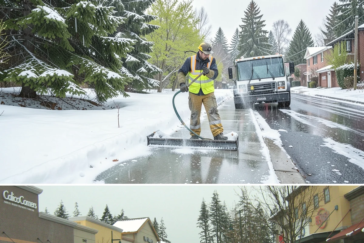 Warehouse Parking Lot Snow Removal in Mill Creek, Snohomish County, WA - Warehouse lots across Western Washington face peak snow disruption from December through February, when cold nights threaten...