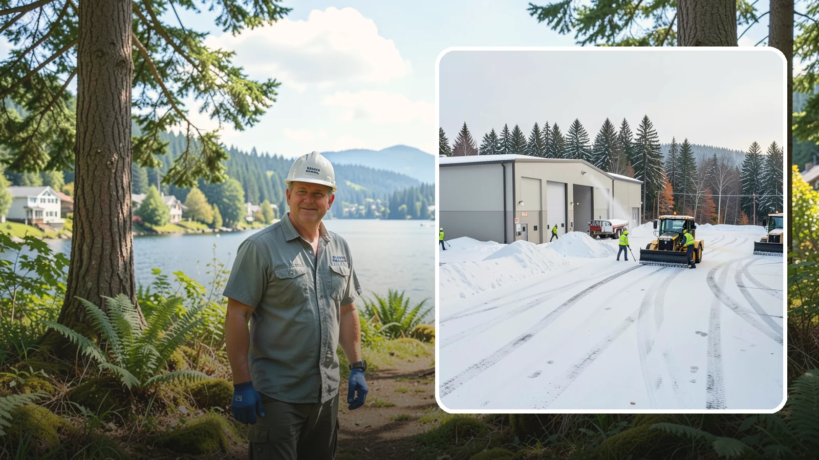 Warehouse Parking Lot Snow Removal in Milton, King County, WA - We clear warehouse lots, dock aprons, and truck lanes so Western Washington freight keeps flowing in winter.