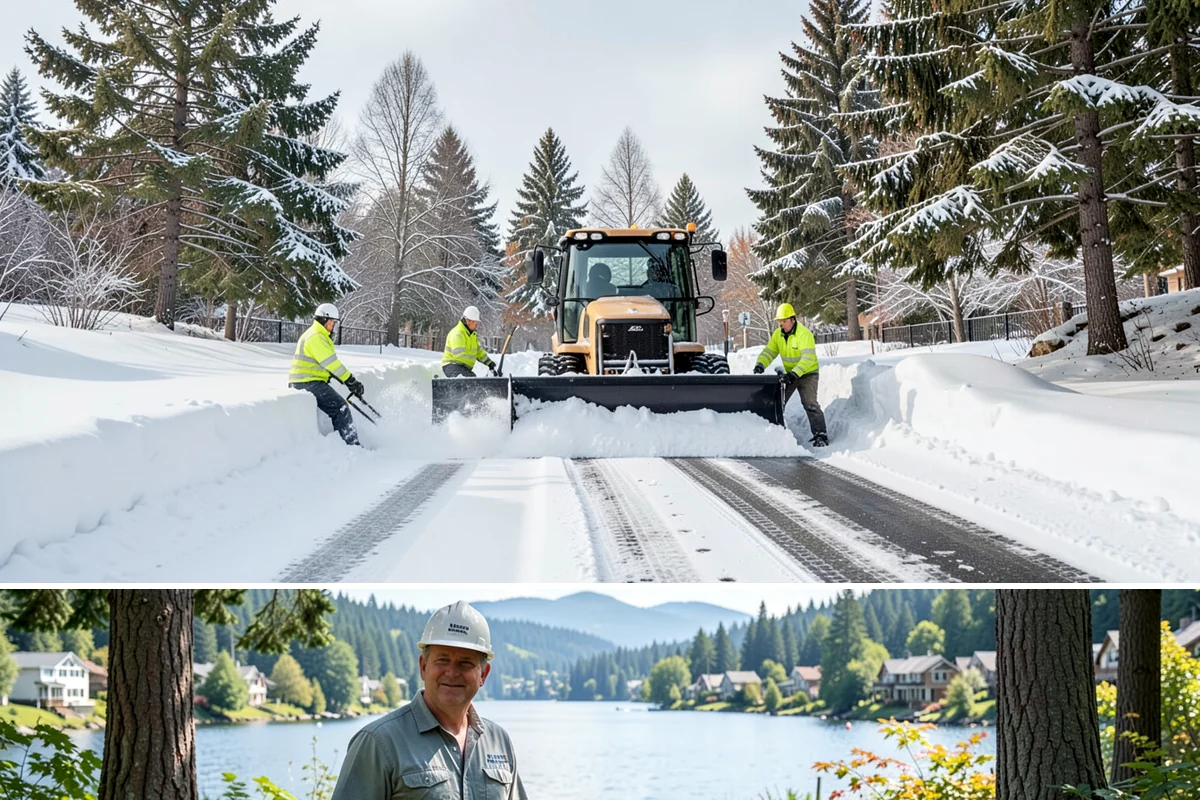 Warehouse Parking Lot Snow Removal in Milton, King County, WA - Warehouse lots across Western Washington face peak snow disruption from December through February, when cold nights threaten...