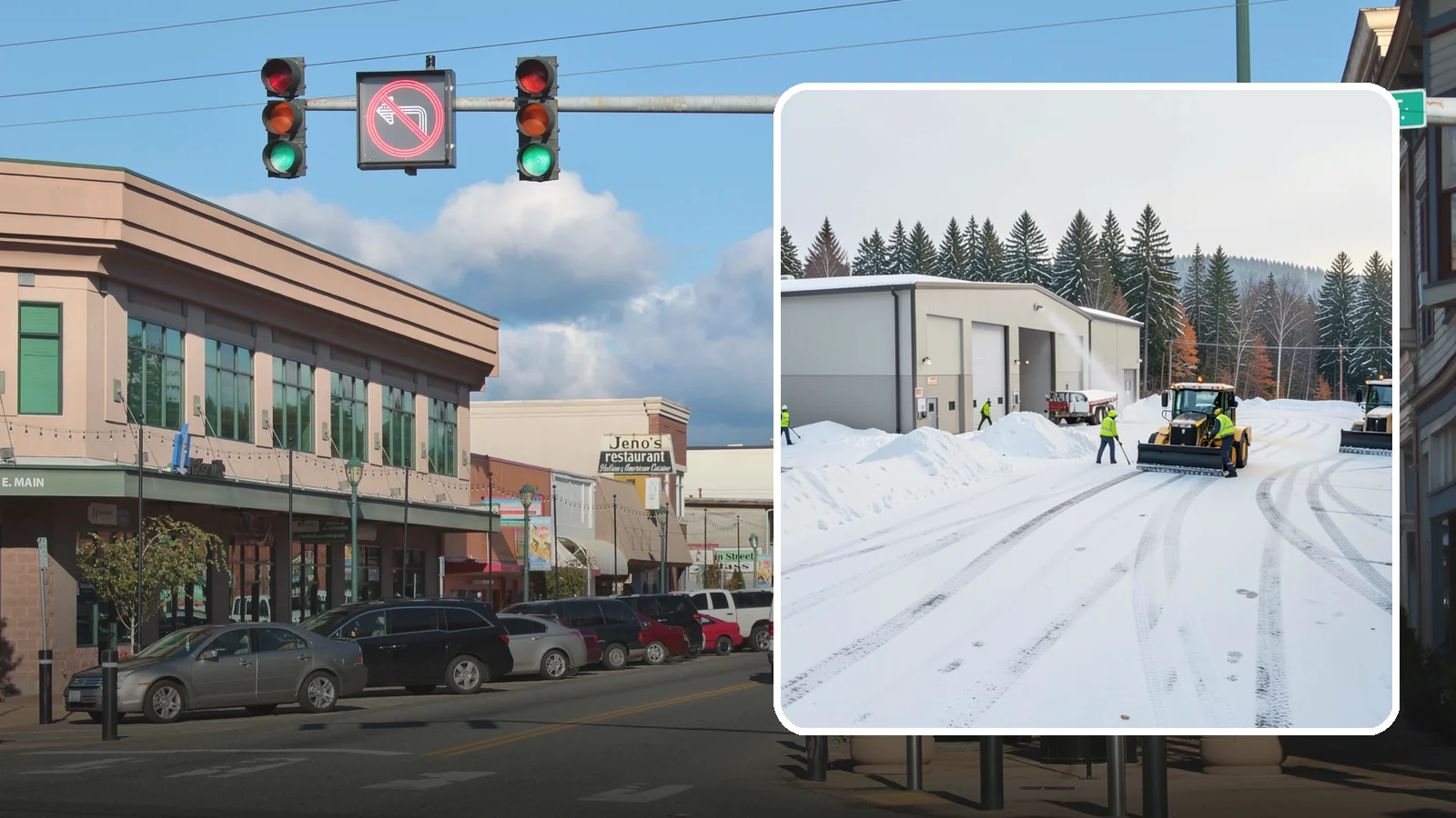 Warehouse Parking Lot Snow Removal in Monroe, Snohomish County, WA - We clear warehouse lots, dock aprons, and truck lanes so Western Washington freight keeps flowing in winter.