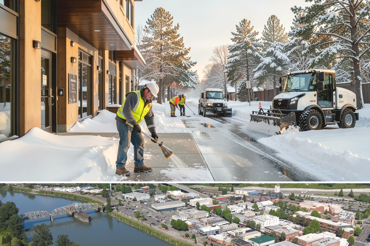Warehouse Parking Lot Snow Removal in Mount Vernon, Skagit County, WA - Warehouse lots across Western Washington face peak snow disruption from December through February, when cold nights threaten...
