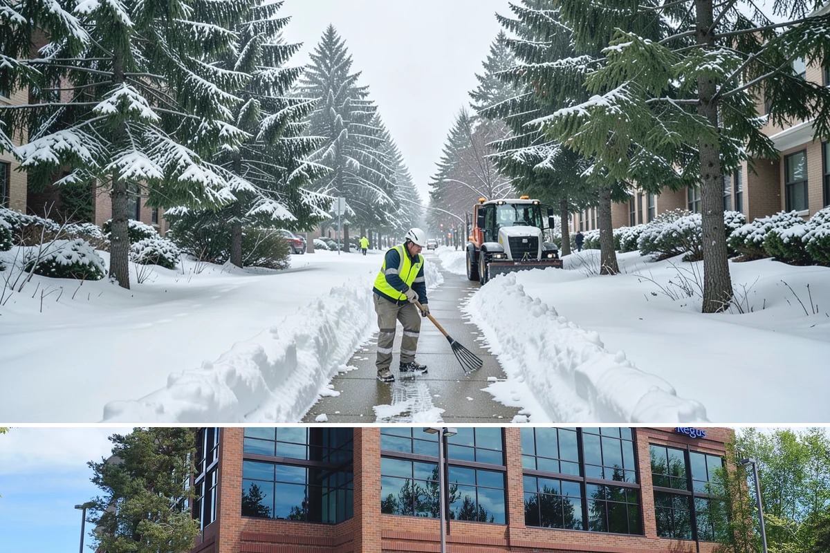 Warehouse Parking Lot Snow Removal in Mountlake Terrace, Snohomish County, WA - Warehouse lots across Western Washington face peak snow disruption from December through February, when cold nights threaten...