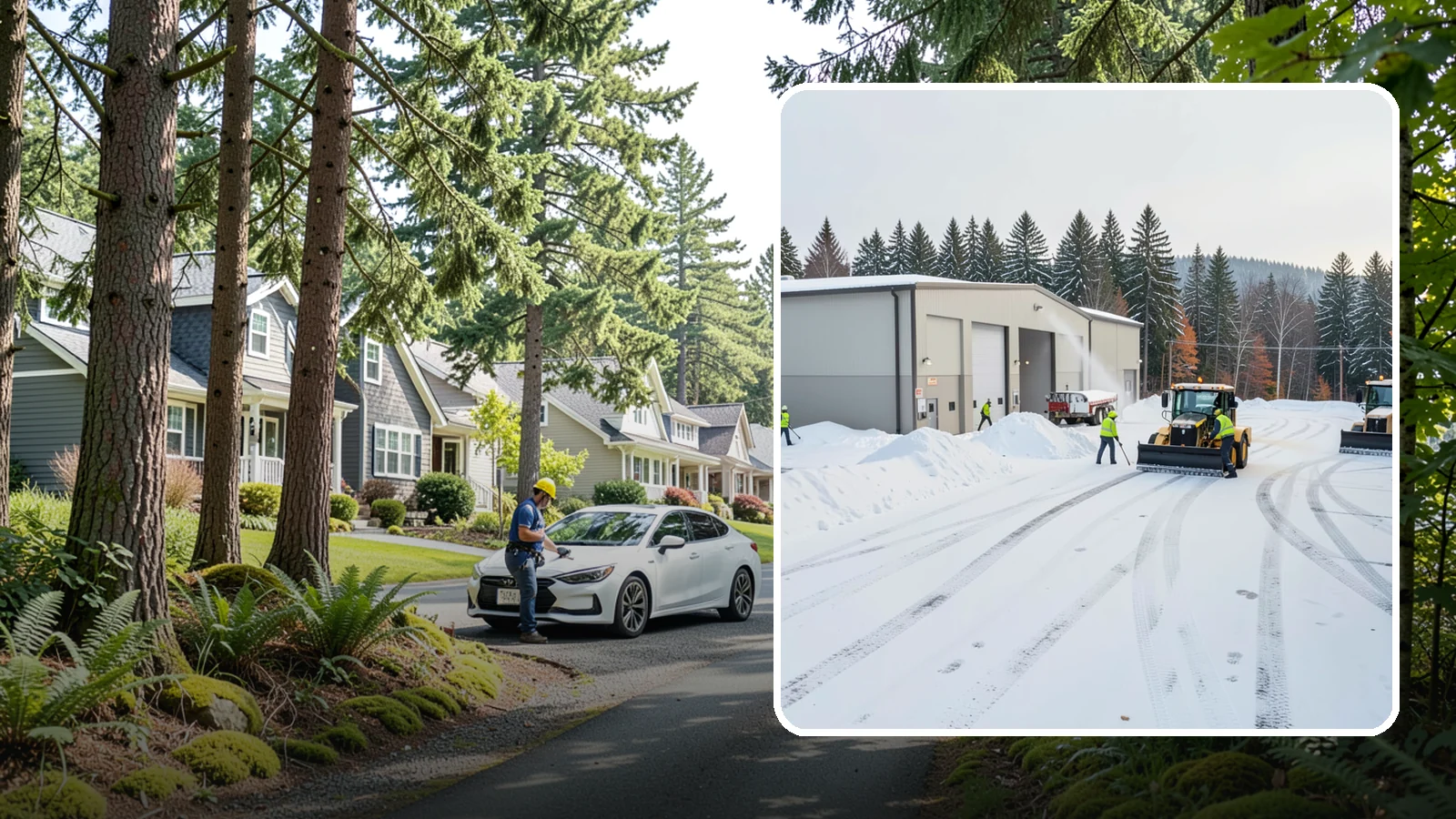 Warehouse Parking Lot Snow Removal in Normandy Park, King County, WA - We clear warehouse lots, dock aprons, and truck lanes so Western Washington freight keeps flowing in winter.