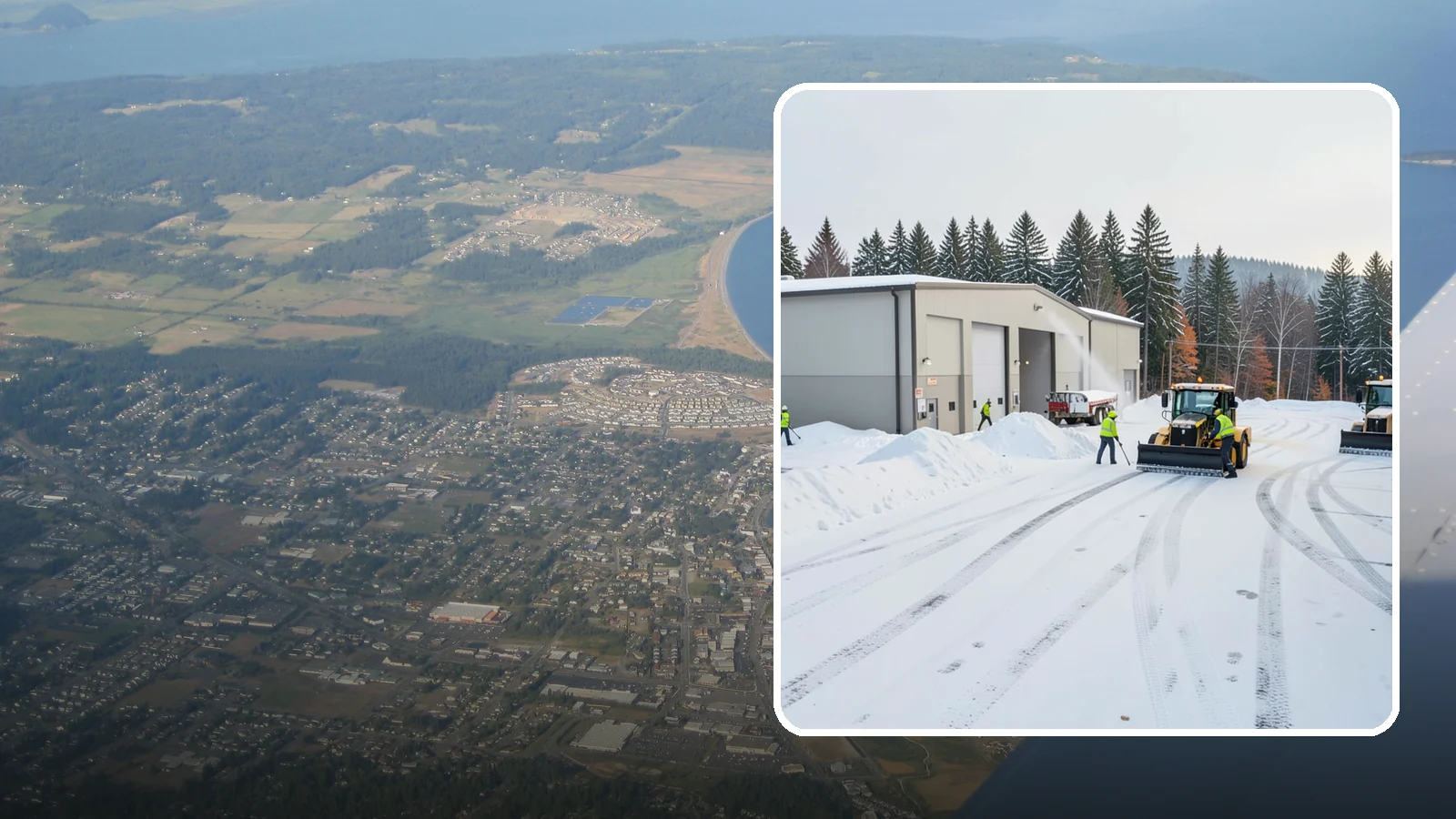 Warehouse Parking Lot Snow Removal in Oak Harbor, Island County, WA - We clear warehouse lots, dock aprons, and truck lanes so Western Washington freight keeps flowing in winter.