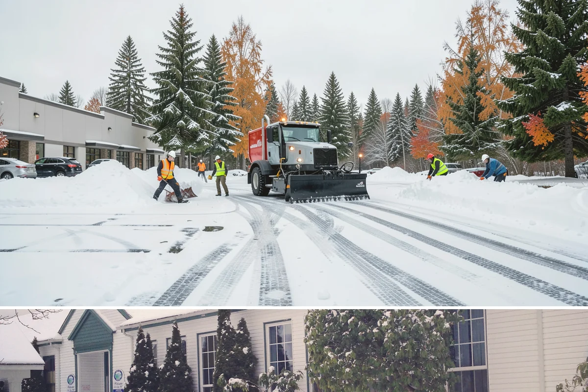 Warehouse Parking Lot Snow Removal in Pacific, King County, WA - Warehouse lots across Western Washington face peak snow disruption from December through February, when cold nights threaten...
