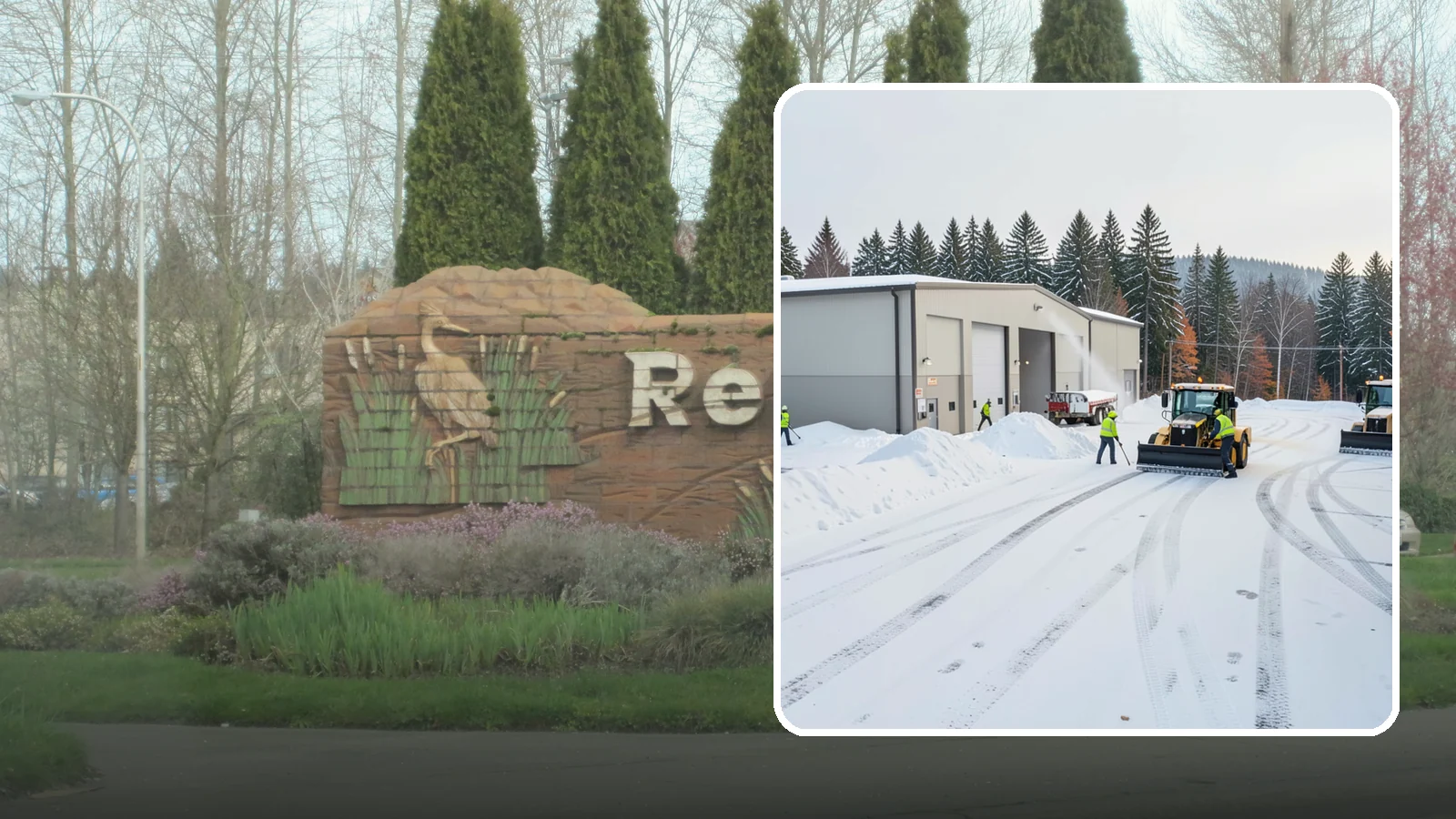 Warehouse Parking Lot Snow Removal in Renton, King County, WA - We clear warehouse lots, dock aprons, and truck lanes so Western Washington freight keeps flowing in winter.