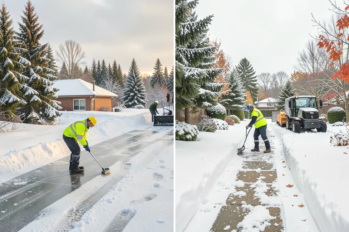 Warehouse Parking Lot Snow Removal in Ruston, Pierce County, WA - Map trailer staging, dock aprons, and driver parking with the site