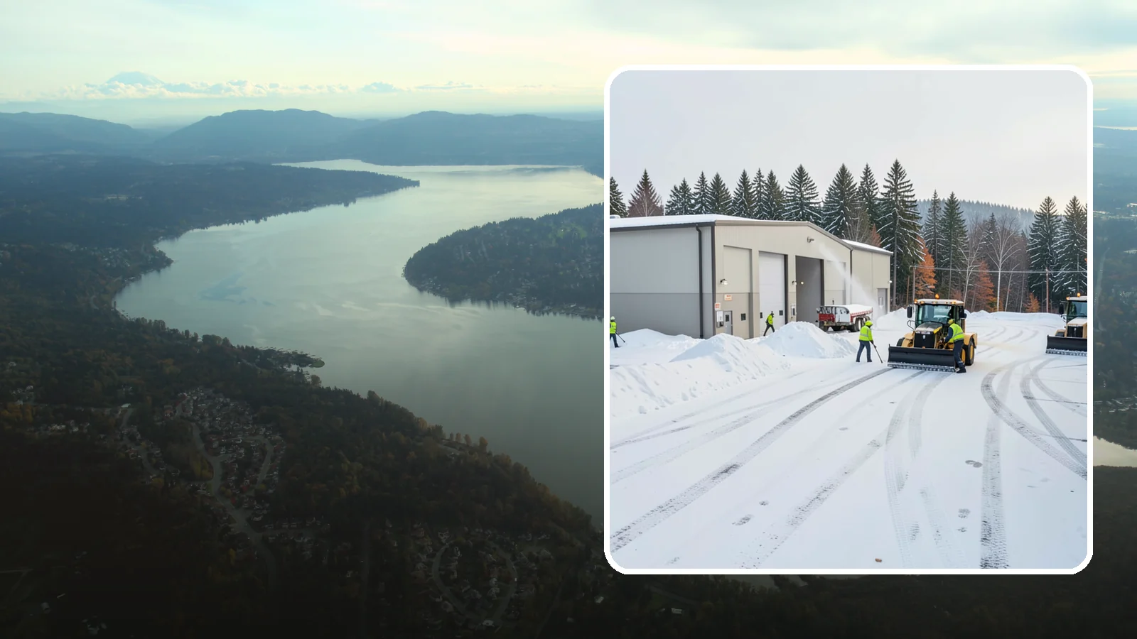 Warehouse Parking Lot Snow Removal in Sammamish, King County, WA - We clear warehouse lots, dock aprons, and truck lanes so Western Washington freight keeps flowing in winter.