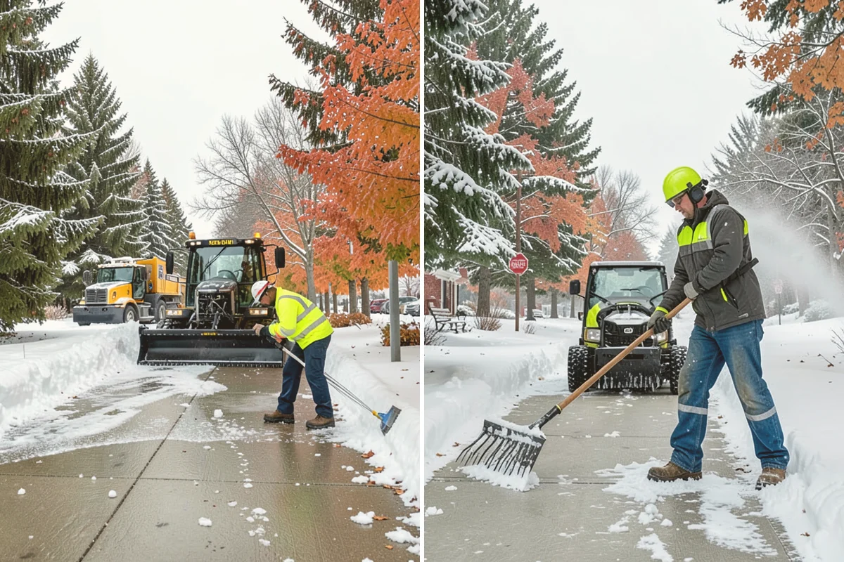 Warehouse Parking Lot Snow Removal in Sammamish, King County, WA - Map trailer staging, dock aprons, and driver parking with the site