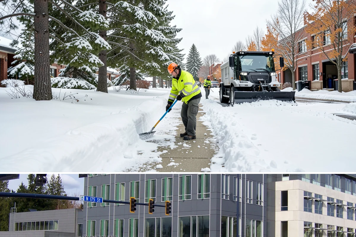 Warehouse Parking Lot Snow Removal in Shoreline, King County, WA - Warehouse lots across Western Washington face peak snow disruption from December through February, when cold nights threaten...