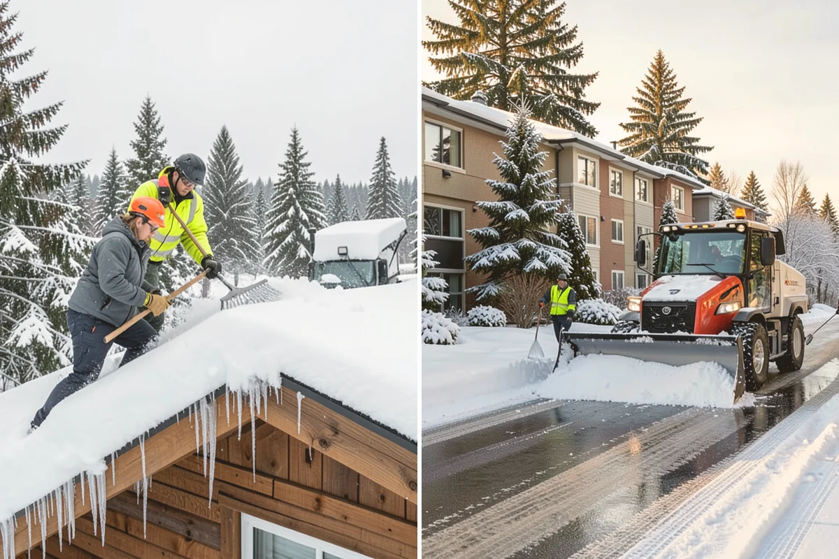 Warehouse Parking Lot Snow Removal in Snohomish, Snohomish County, WA - Map trailer staging, dock aprons, and driver parking with the site