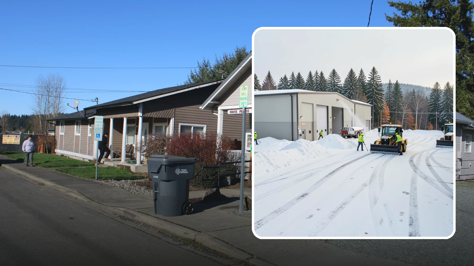 Warehouse Parking Lot Snow Removal in South Prairie, Pierce County, WA - We clear warehouse lots, dock aprons, and truck lanes so Western Washington freight keeps flowing in winter.