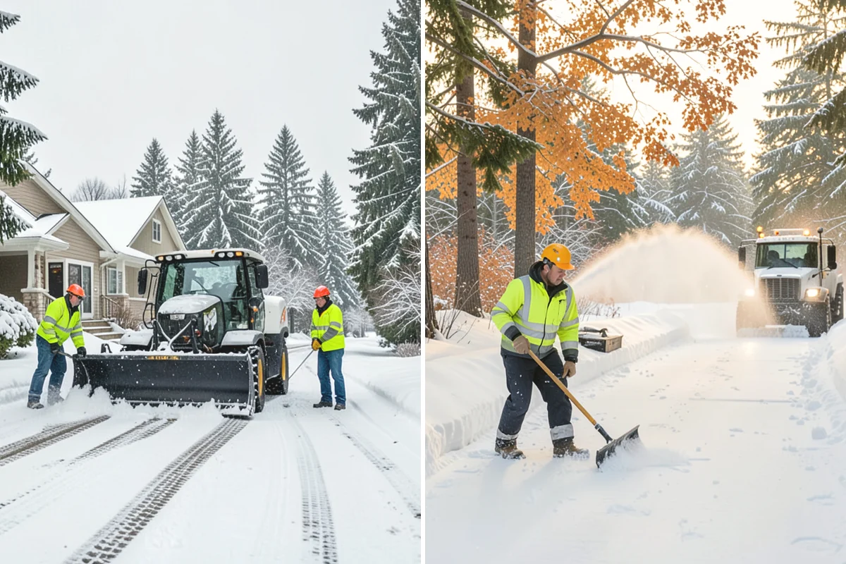 Warehouse Parking Lot Snow Removal in Tukwila, King County, WA - Map trailer staging, dock aprons, and driver parking with the site