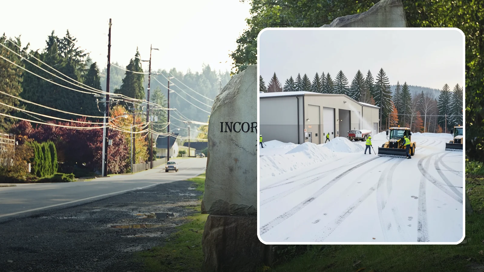Warehouse Parking Lot Snow Removal in Wilkeson, Pierce County, WA - We clear warehouse lots, dock aprons, and truck lanes so Western Washington freight keeps flowing in winter.