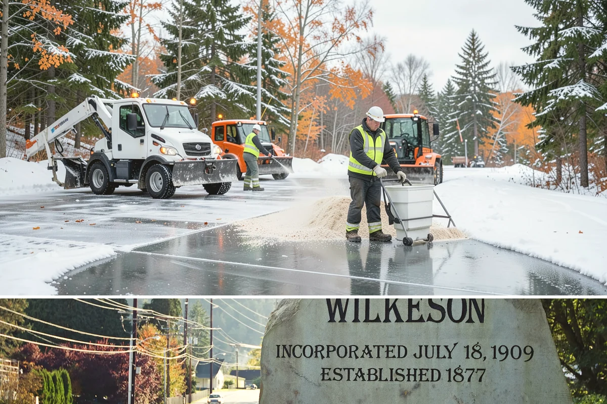 Warehouse Parking Lot Snow Removal in Wilkeson, Pierce County, WA - Warehouse lots across Western Washington face peak snow disruption from December through February, when cold nights threaten...