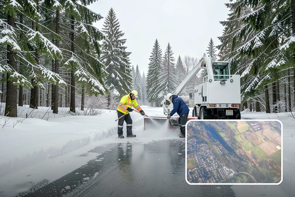Warehouse Sidewalk Clearing in Algona, King County, WA - Keeps striped pedestrian lanes clear so workers avoid vehicle paths