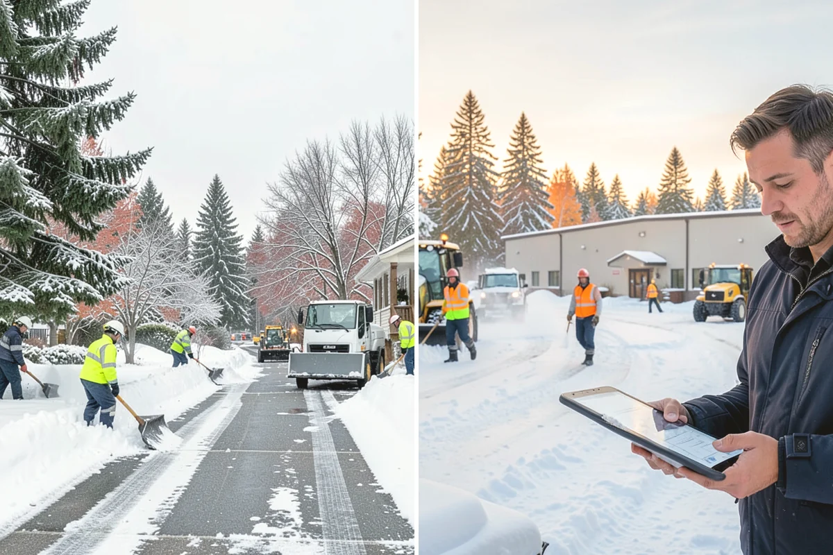 Warehouse Sidewalk Clearing in Anacortes, Skagit County, WA - Clear personnel entrances and dock-office approaches first