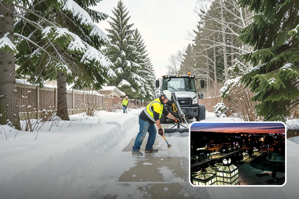 Warehouse Sidewalk Clearing in Auburn, King County, WA - Keeps striped pedestrian lanes clear so workers avoid vehicle paths