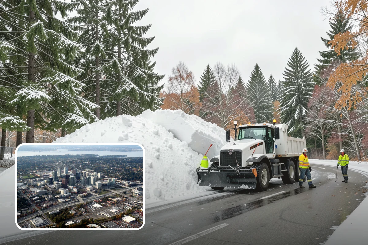 Warehouse Sidewalk Clearing in Bellevue, King County, WA - Keeps striped pedestrian lanes clear so workers avoid vehicle paths