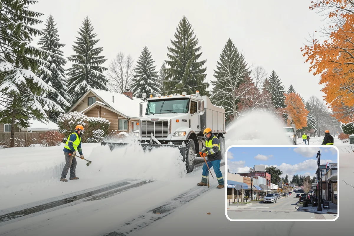 Warehouse Sidewalk Clearing in Bothell, King County, WA - Keeps striped pedestrian lanes clear so workers avoid vehicle paths