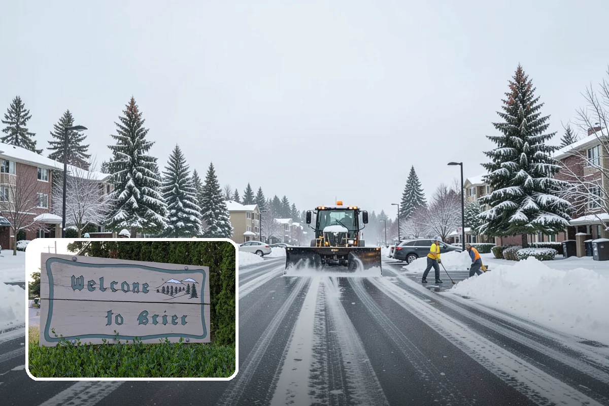 Warehouse Sidewalk Clearing in Brier, Snohomish County, WA - Keeps striped pedestrian lanes clear so workers avoid vehicle paths