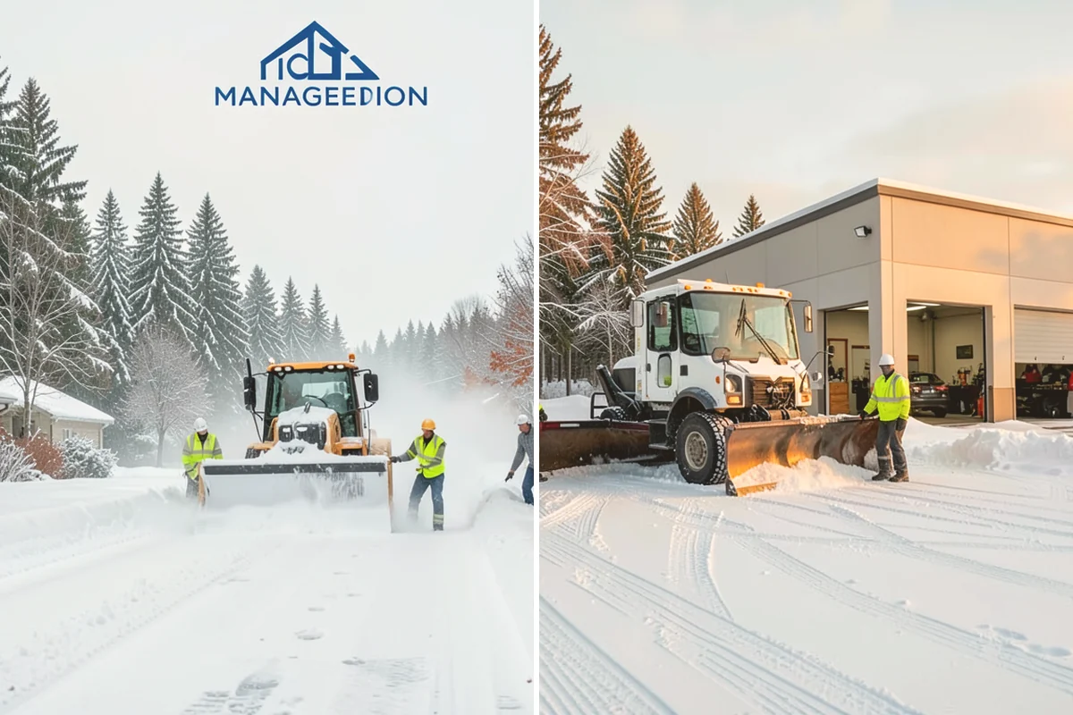 Warehouse Sidewalk Clearing in Brier, Snohomish County, WA - Clear personnel entrances and dock-office approaches first