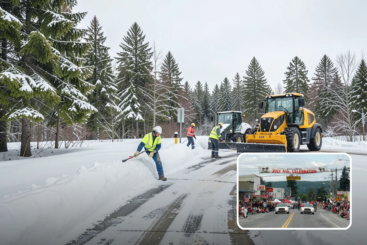 Warehouse Sidewalk Clearing in Carnation, King County, WA - Keeps striped pedestrian lanes clear so workers avoid vehicle paths