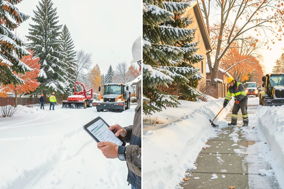 Warehouse Sidewalk Clearing in Edmonds, Snohomish County, WA - Clear personnel entrances and dock-office approaches first