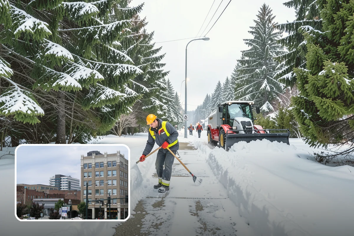 Warehouse Sidewalk Clearing in Everett, Snohomish County, WA - Keeps striped pedestrian lanes clear so workers avoid vehicle paths