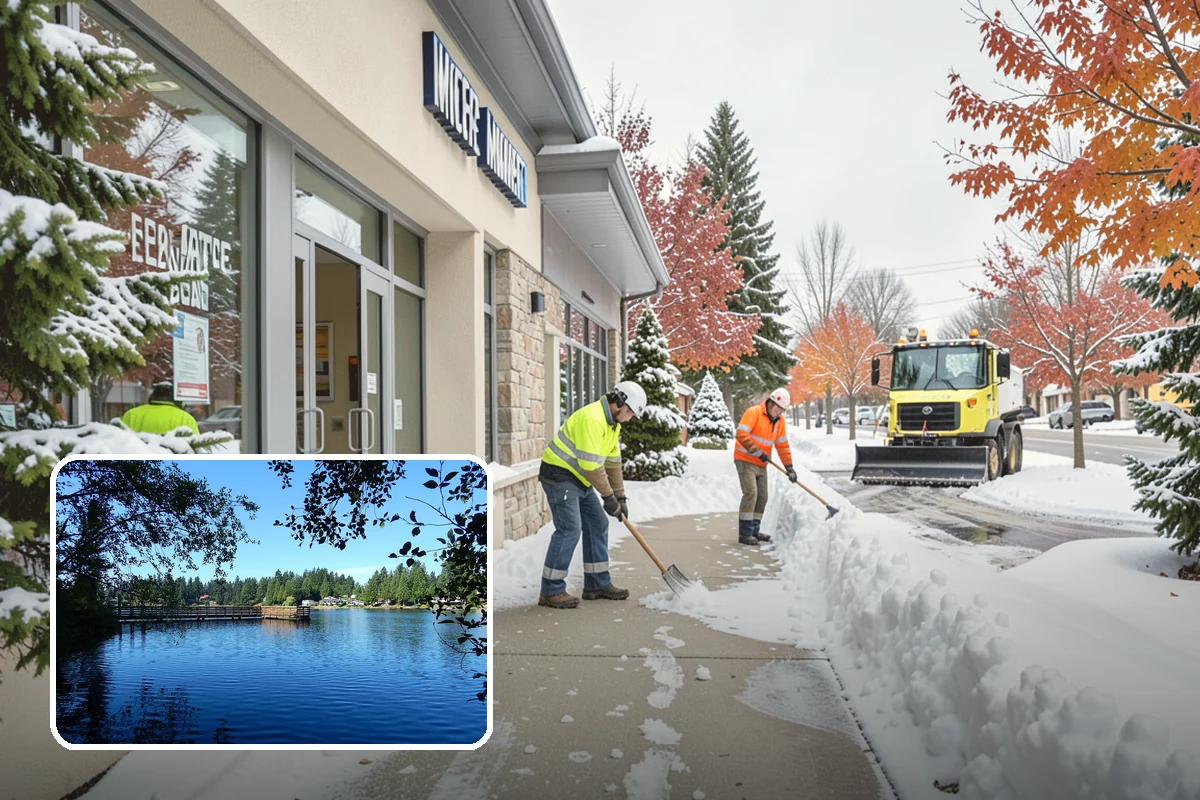 Warehouse Sidewalk Clearing in Federal Way, King County, WA - Keeps striped pedestrian lanes clear so workers avoid vehicle paths