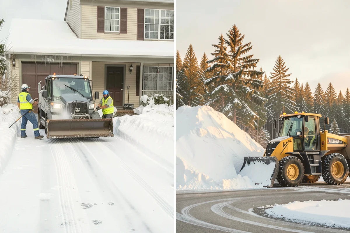 Warehouse Sidewalk Clearing in Fife, Pierce County, WA - Clear personnel entrances and dock-office approaches first