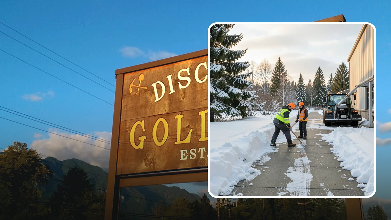 Warehouse Sidewalk Clearing in Gold Bar, Snohomish County, WA - Employee-walkway clearing for Western Washington warehouses, keeping pedestrian routes to entrances and dock offices separate...