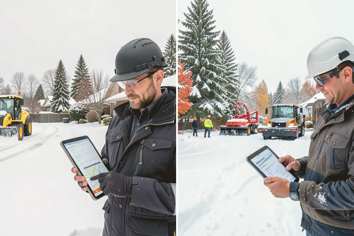 Warehouse Sidewalk Clearing in Langley, Island County, WA - Clear personnel entrances and dock-office approaches first