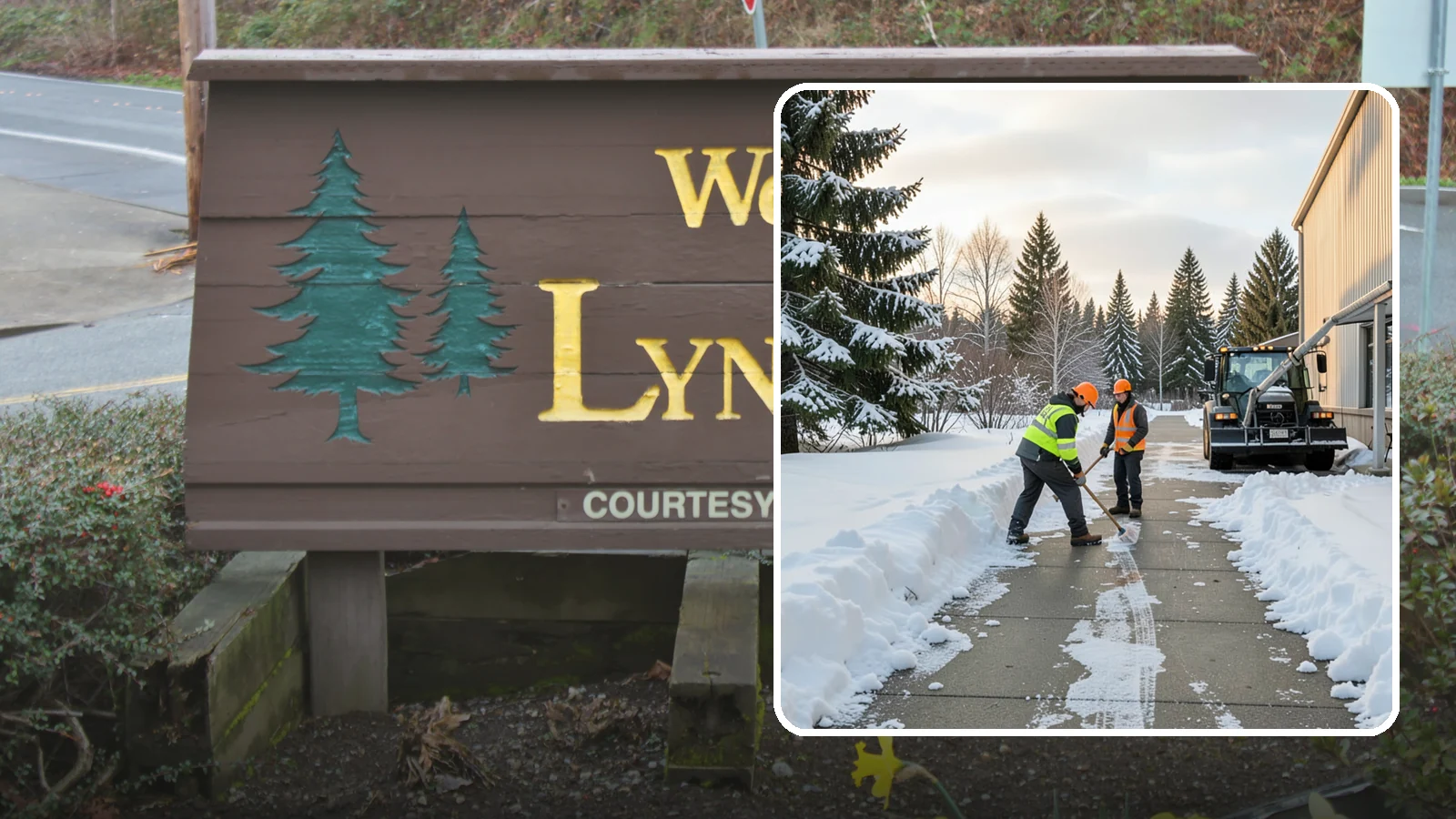Warehouse Sidewalk Clearing in Lynnwood, Snohomish County, WA - Employee-walkway clearing for Western Washington warehouses, keeping pedestrian routes to entrances and dock offices separate...