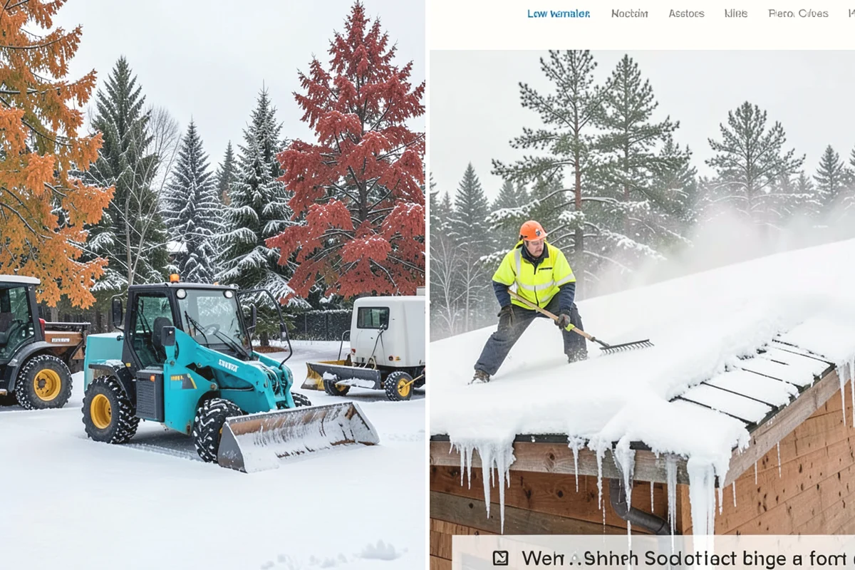 Warehouse Sidewalk Clearing in Mercer Island, King County, WA - Clear personnel entrances and dock-office approaches first
