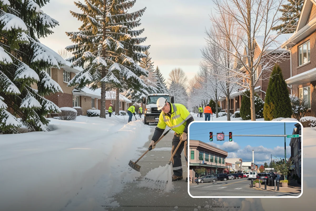 Warehouse Sidewalk Clearing in Monroe, Snohomish County, WA - Keeps striped pedestrian lanes clear so workers avoid vehicle paths