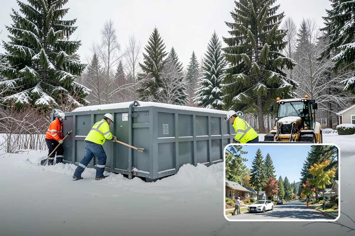 Warehouse Sidewalk Clearing in Orting, Pierce County, WA - Keeps striped pedestrian lanes clear so workers avoid vehicle paths