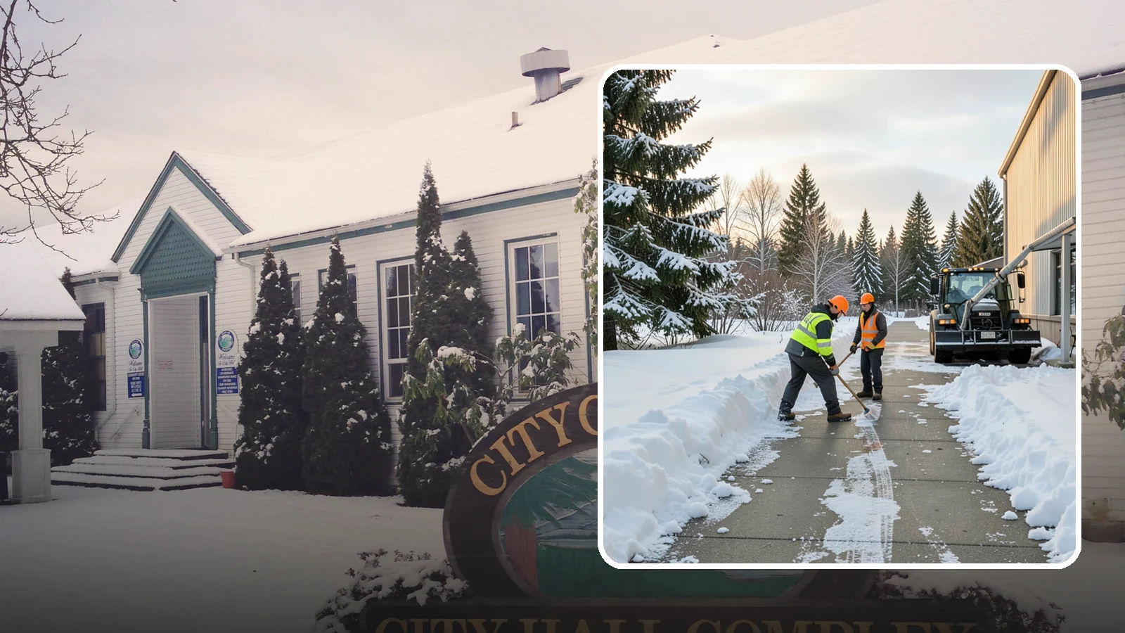 Warehouse Sidewalk Clearing in Pacific, King County, WA - Employee-walkway clearing for Western Washington warehouses, keeping pedestrian routes to entrances and dock offices separate...