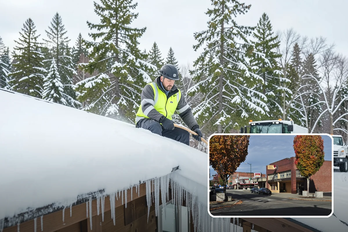 Warehouse Sidewalk Clearing in Puyallup, Pierce County, WA - Keeps striped pedestrian lanes clear so workers avoid vehicle paths