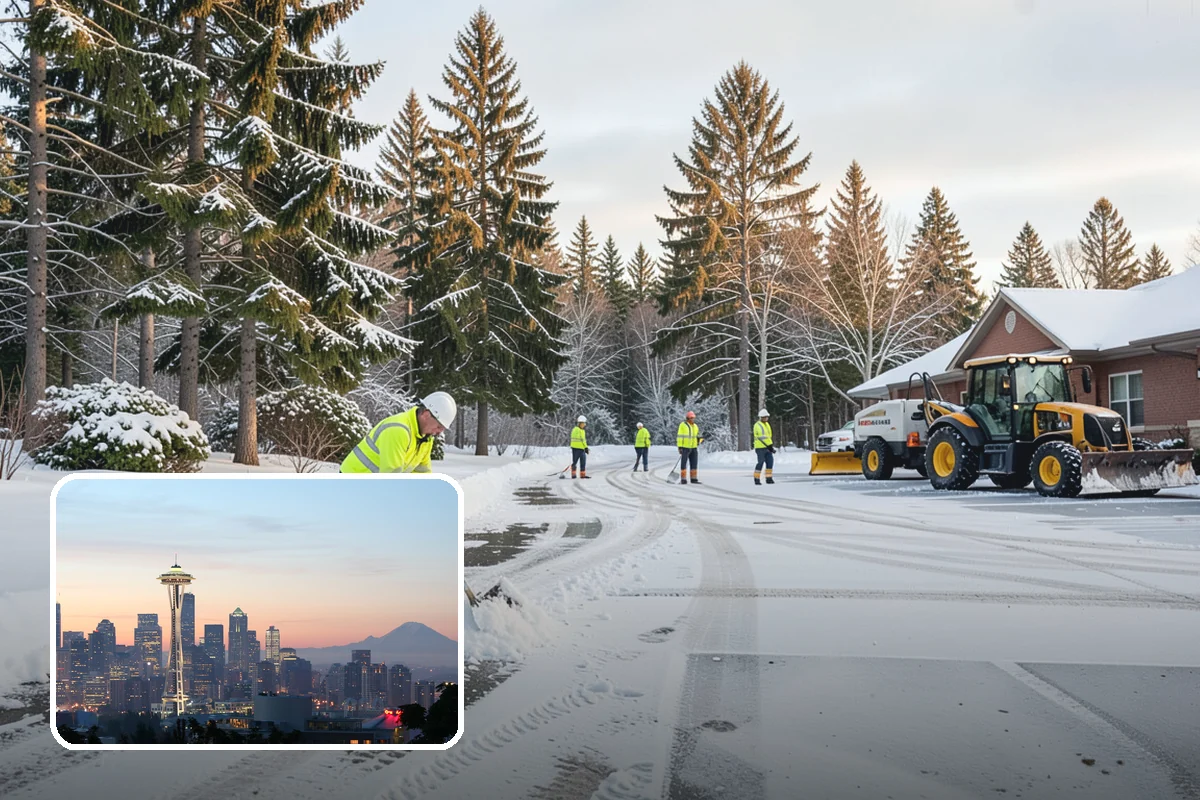 Warehouse Sidewalk Clearing in Seattle, King County, WA - Keeps striped pedestrian lanes clear so workers avoid vehicle paths