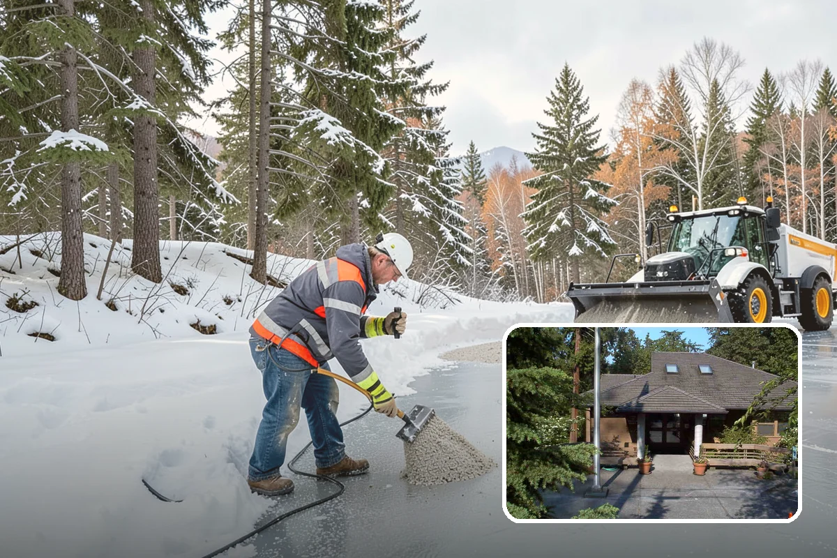 Warehouse Sidewalk Clearing in Yarrow Point, King County, WA - Keeps striped pedestrian lanes clear so workers avoid vehicle paths