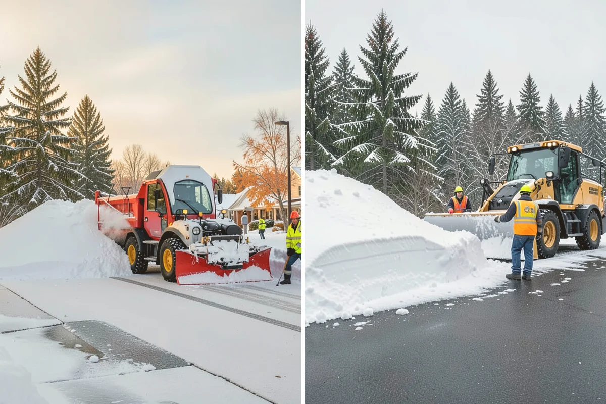 Warehouse Snow Hauling in Algona, King County, WA - We map dock faces, truck lanes, and staging areas