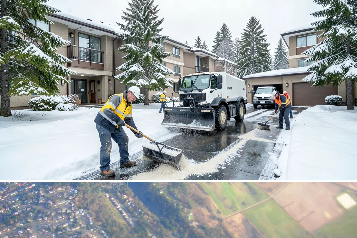 Warehouse Snow Hauling in Algona, King County, WA - Warehouse hauling is scheduled around shipping windows whenever yard accumulation begins to restrict trailer staging and dock...