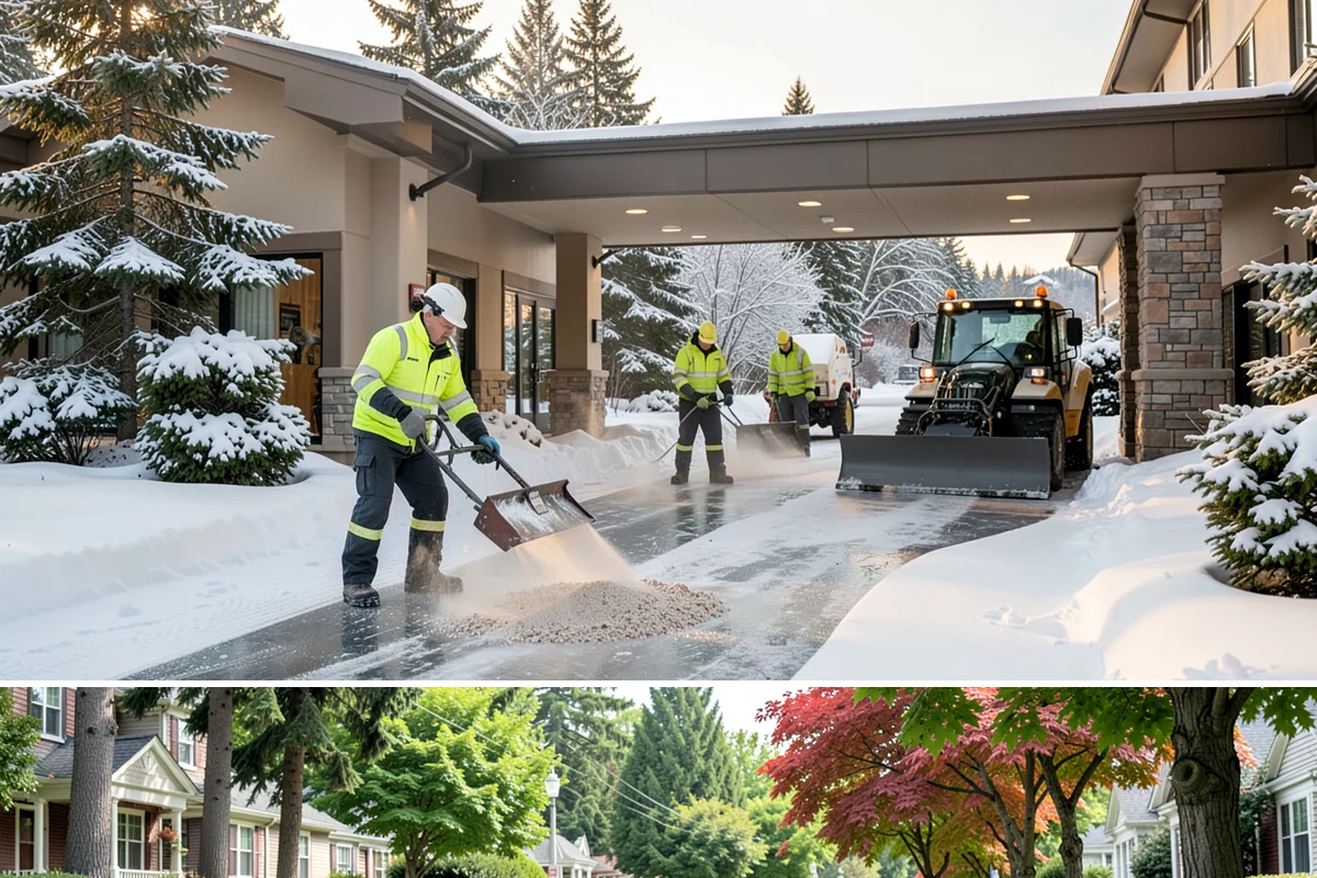 Warehouse Snow Hauling in Beaux Arts Village, King County, WA - Warehouse hauling is scheduled around shipping windows whenever yard accumulation begins to restrict trailer staging and dock...