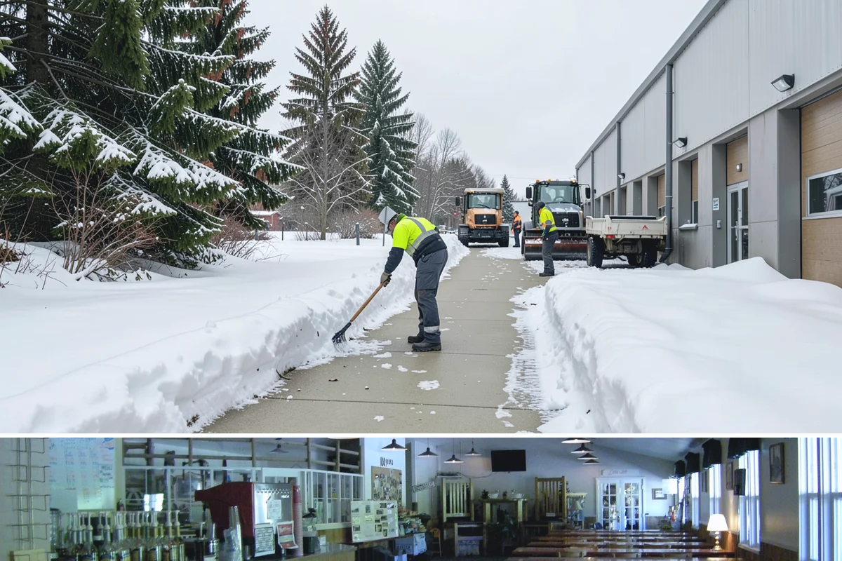 Warehouse Snow Hauling in Black Diamond, King County, WA - Warehouse hauling is scheduled around shipping windows whenever yard accumulation begins to restrict trailer staging and dock...