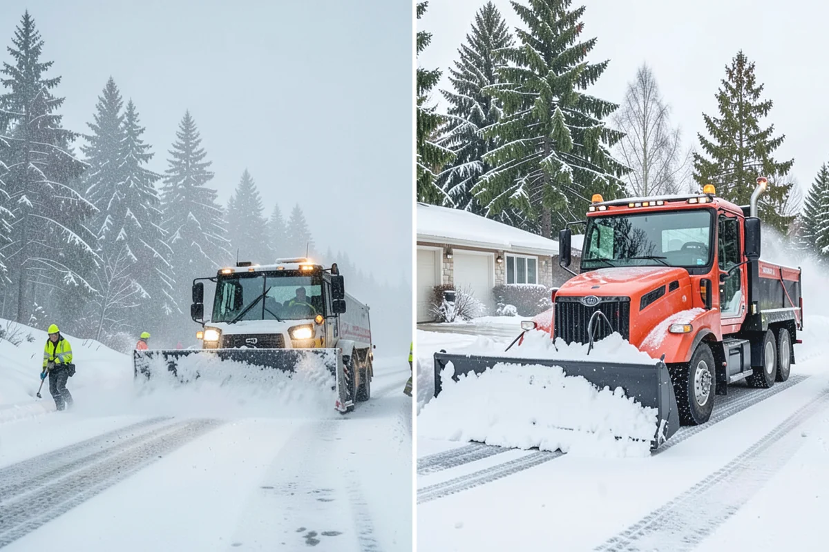 Warehouse Snow Hauling in Bonney Lake, Pierce County, WA - We map dock faces, truck lanes, and staging areas