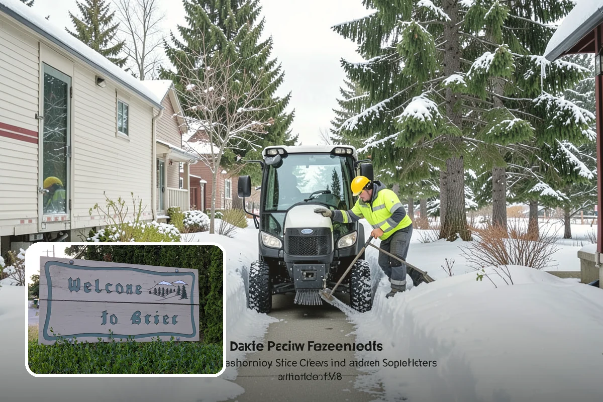 Warehouse Snow Hauling in Brier, Snohomish County, WA - Keeps dock doors and truck lanes fully usable